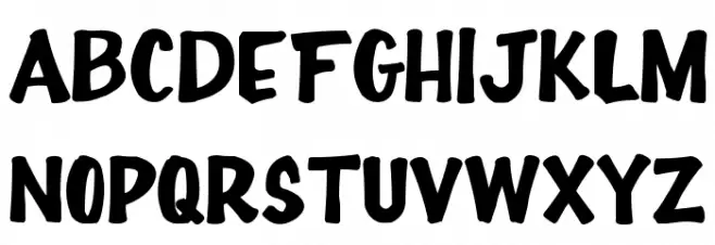 Full-House20 Font UPPERCASE