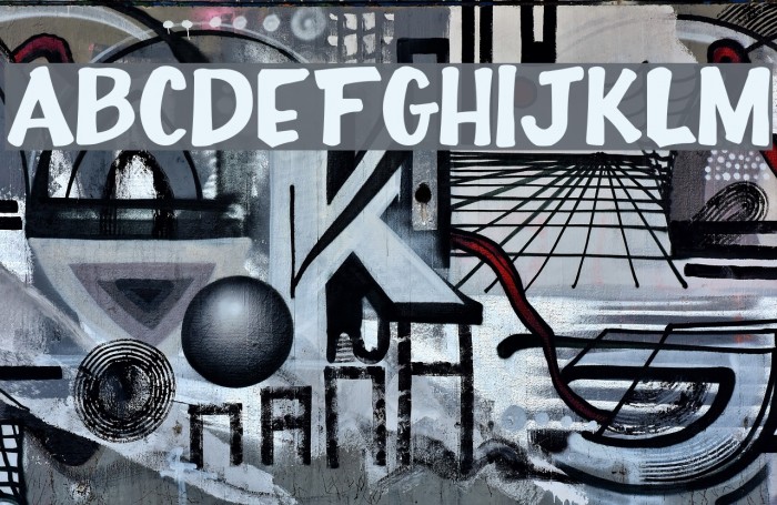 Full-House20 Font examples