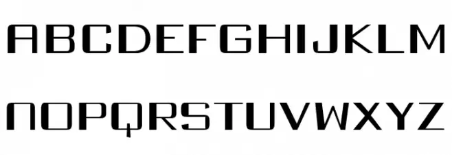 Full Injection regular Schriftart Groß