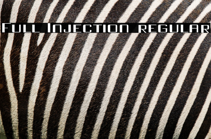 Full Injection regular Example 1