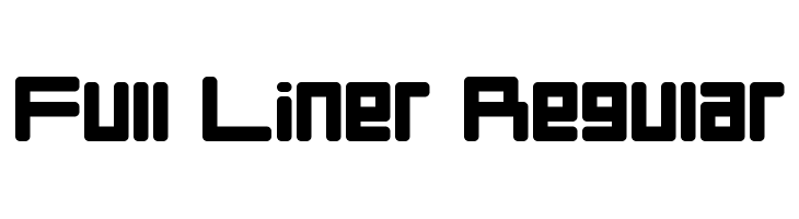 Full Liner Regular  font caratteri gratis