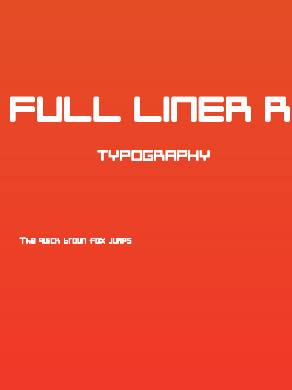 Full Liner Regular Poster
