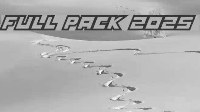 Full Pack 2025 Font examples