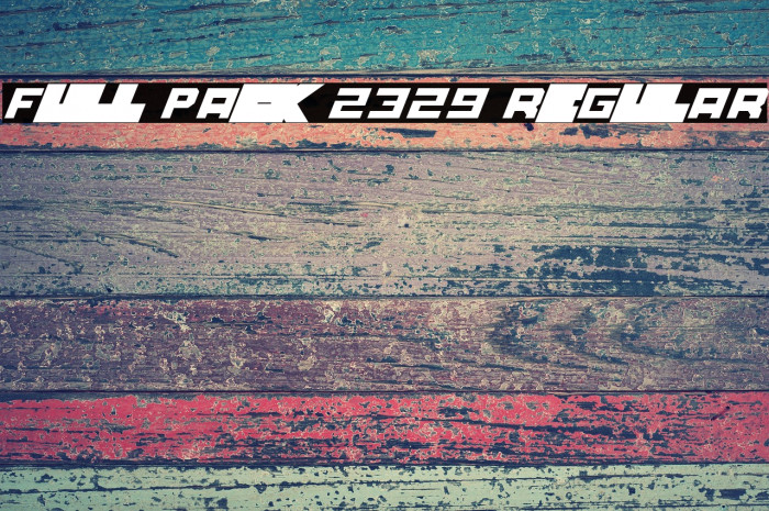 Full Pack 2329 Regular Example 3