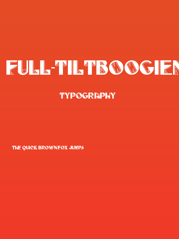 Full-TiltBoogieNF Poster