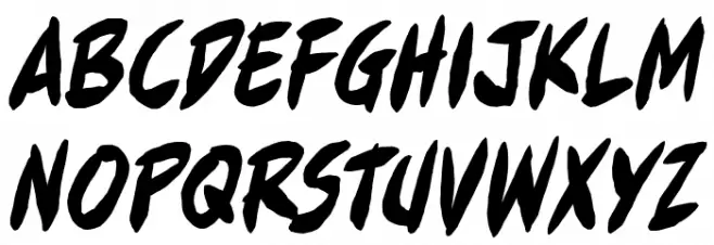 FullBleedBB-Italic Fonte MAIÚSCULAS