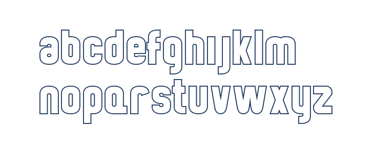 FullBoxOutline Regular Lowercase