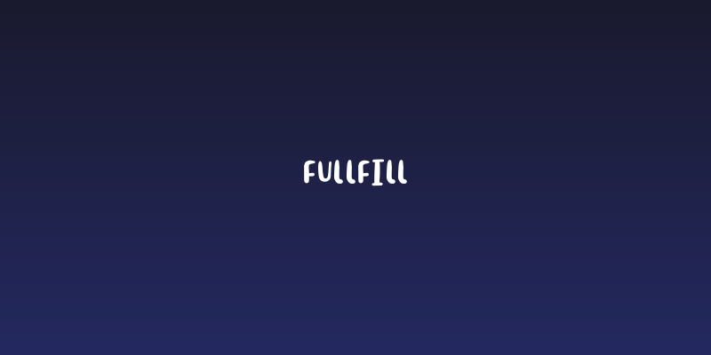 FullFill Social Header