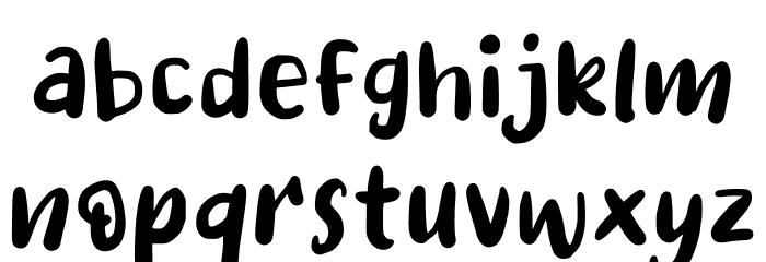 FullFill Font LOWERCASE