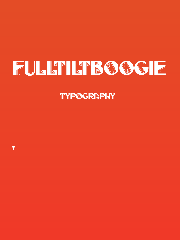 FullTiltBoogie Poster