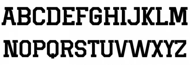 Fullback Force Rounded Caratteri MINUSCOLO