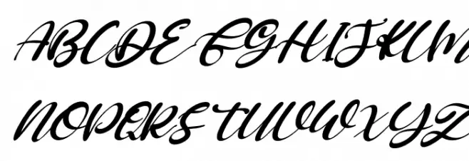 Fullmoon Italic Polices MAJUSCULES