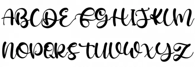 Fullmoon Schriftart Groß