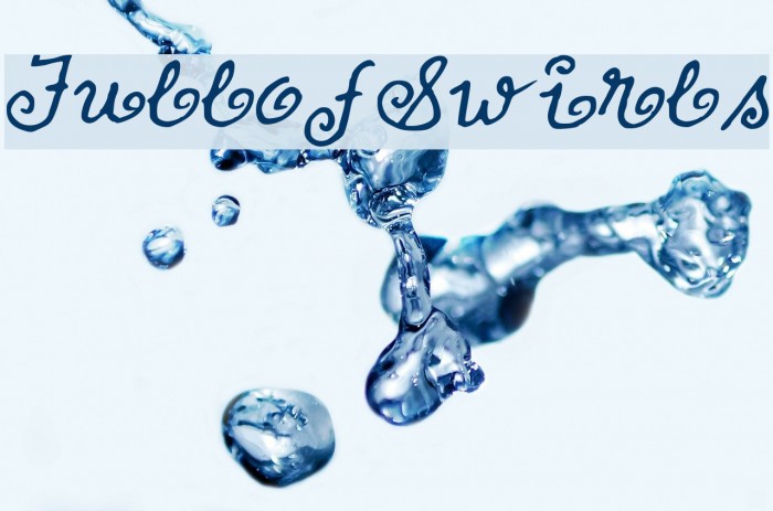 FullofSwirls Font examples