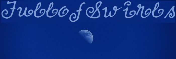 FullofSwirls Font examples