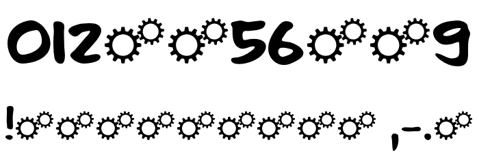 Fully Automatic DEMO Regular Font OTHER CHARS