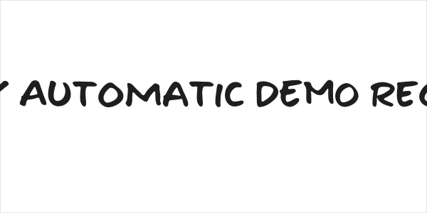 Fully Automatic DEMO Regular Logo