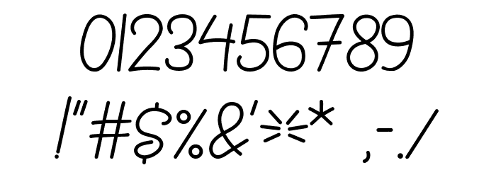 Fully Moon Font OTHER CHARS