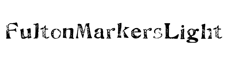 FultonMarkersLight फ़ॉन्ट