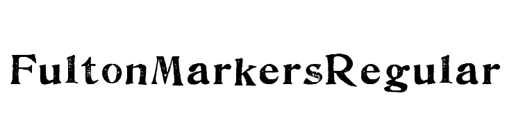 FultonMarkersRegular Free Fonts Download FultonMarkersRegular Free Fonts Download