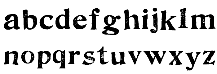 FultonMarkersRegular Font Litere mici