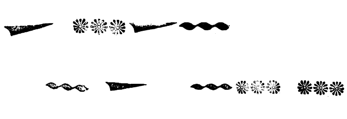 FultonMarkersSymbols Font LOWERCASE
