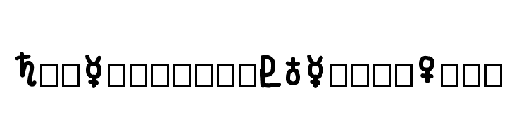 Fun Astronomical Symbols  Frei Schriftart Herunterladen