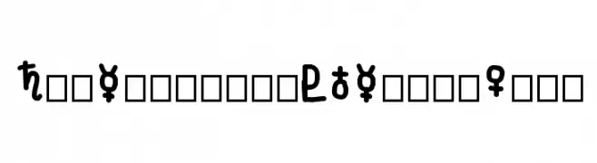 Fun Astronomical Symbols  フリーフォントのダウンロード