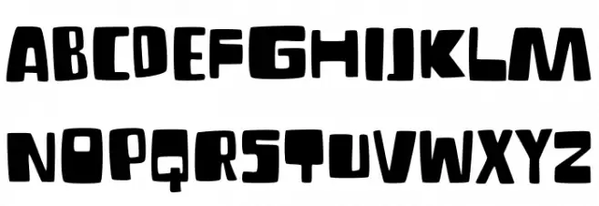 Fun Blob 字体 小写