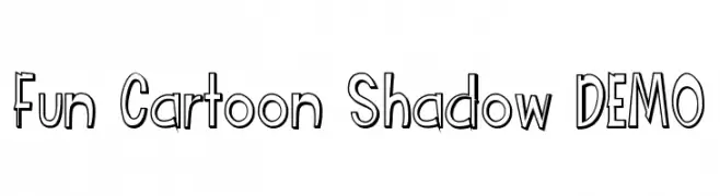 Fun Cartoon Shadow DEMO  नि: शुल्क फ़ॉन्ट्स डाउनलोड