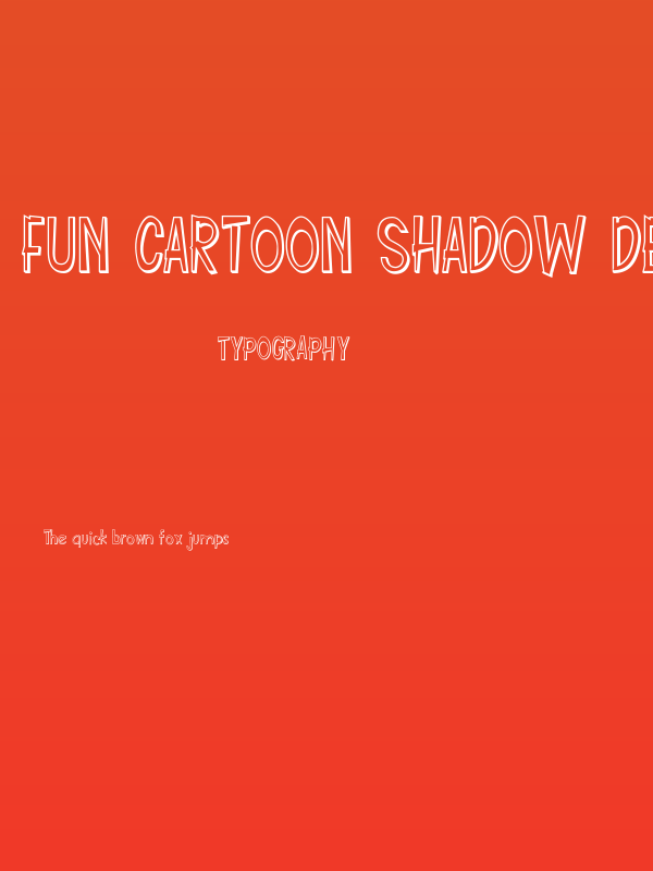 Fun Cartoon Shadow DEMO Poster