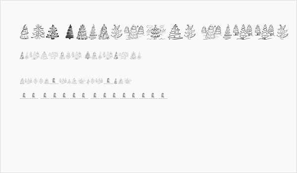 Fun Christmas Trees Business Card