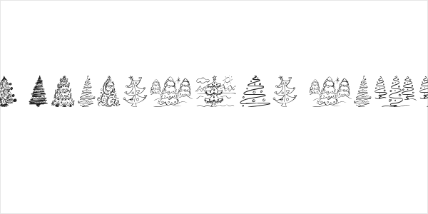 Fun Christmas Trees Logo