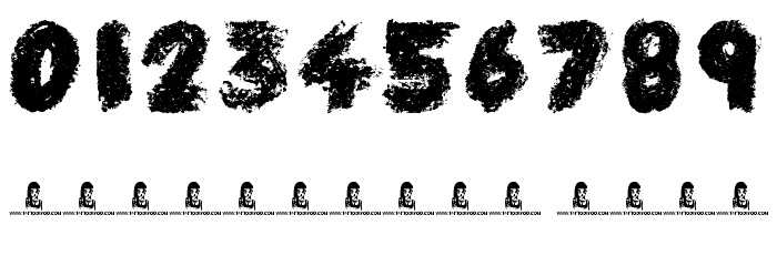 Fun Crayon Font OTHER CHARS