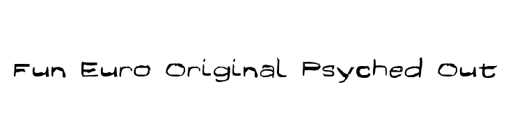 Fun Euro Original Psyched Out  لخطوط تنزيل