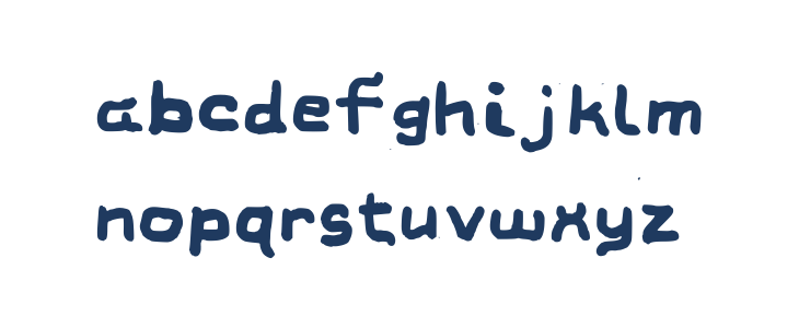 Fun Euro Schoolhouse Medium Lowercase