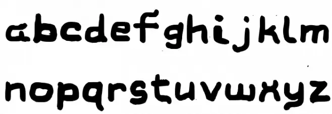 Fun Euro Schoolhouse Medium 字体 小写