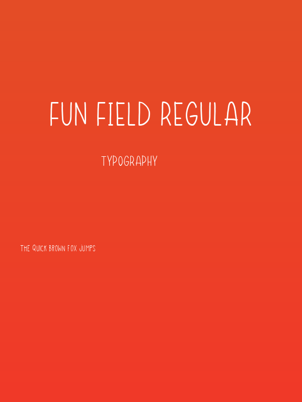 Fun Field Regular Poster