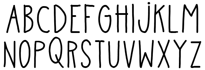 Fun Field Regular Font LOWERCASE