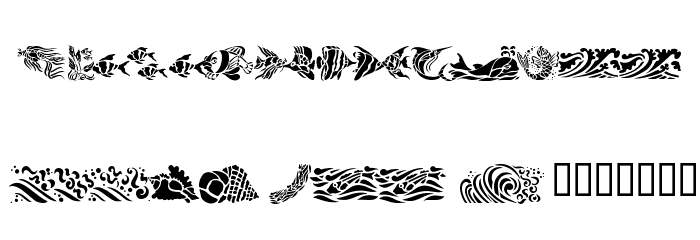 Fun Fish Font OTHER CHARS