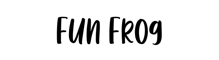 Fun Frog  Frei Schriftart Herunterladen