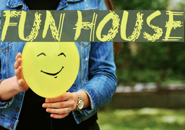 Fun House Font examples