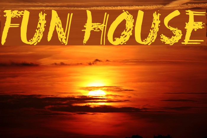 Fun House Font examples