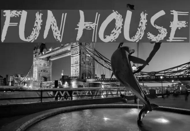 Fun House Font examples