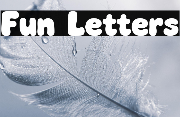 Fun Letters Example 3