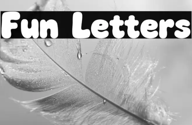 Fun Letters Fuentes examples