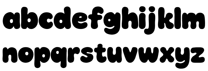 Fun Letters Font LOWERCASE