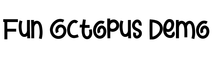 Fun Octopus Demo  Frei Schriftart Herunterladen
