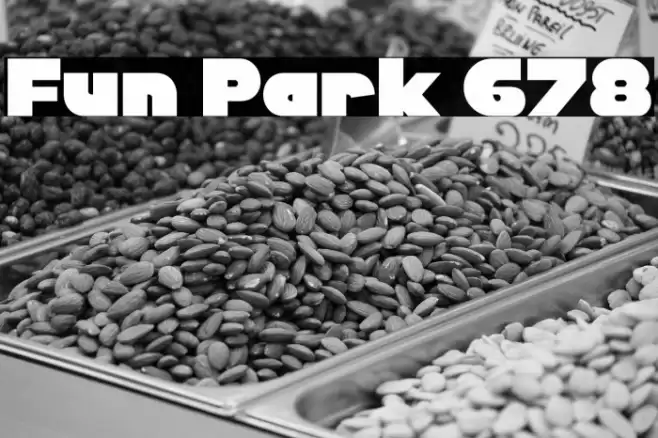 Fun Park 678 Caratteri examples