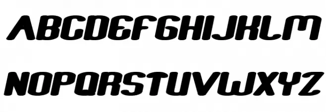 Fun Raiser Bold Italic Fuentes MAYÚSCULAS